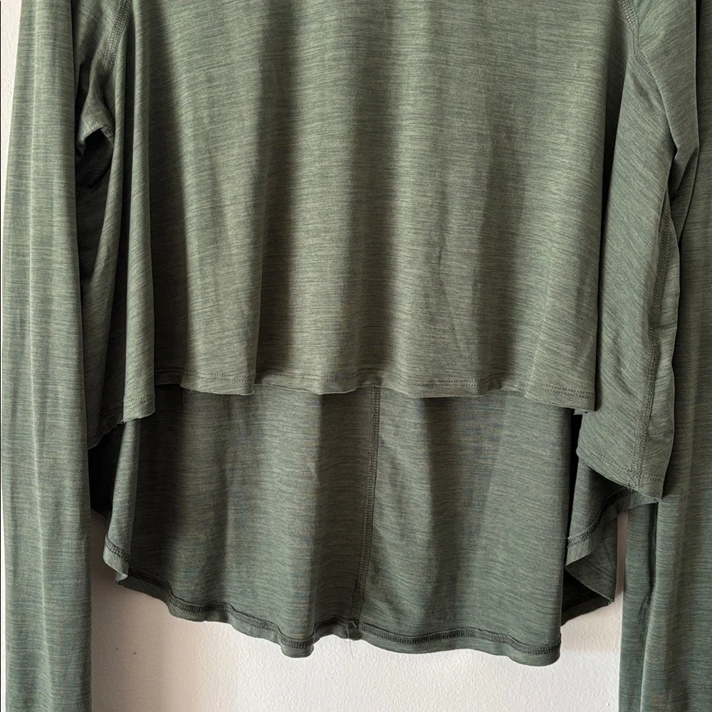 Free People Movement green Cadence long sleeve layering athletic top - Picture 2 of 5